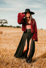 Load image into Gallery viewer, Midnight Maroon hedonistic cardi
